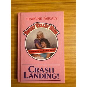 Francine Pascals Sweet Valley High Crash Landing! Paperback 1980s Teen Fiction